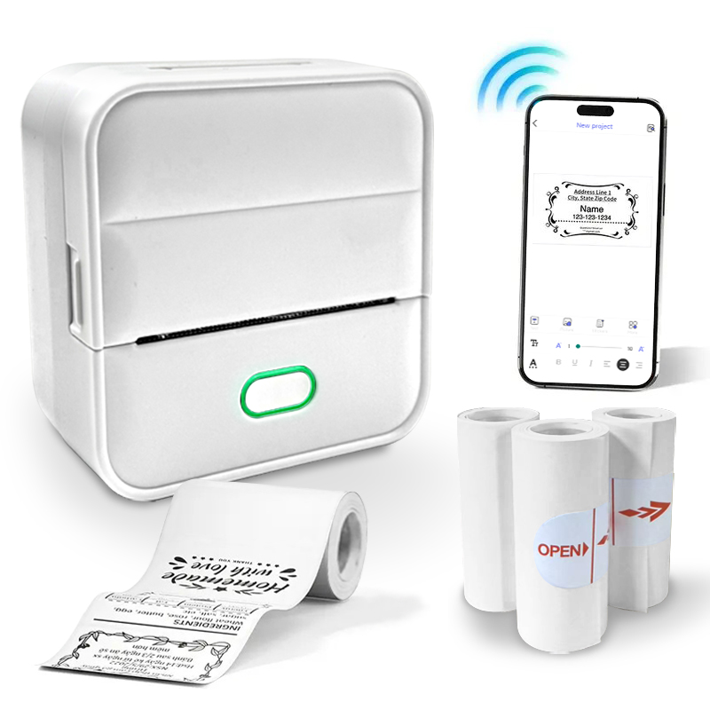 Laser Printer Home - W-11 Portable Mini Pocket Label Printer