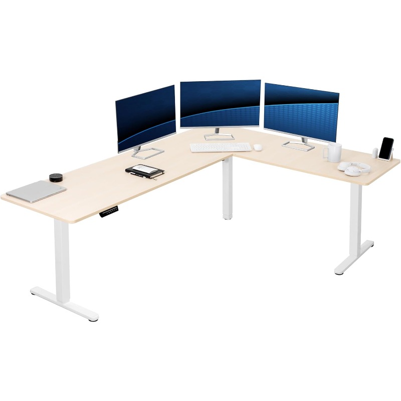 VIVO Corner Standing Desk Reve - Home Office Vivo recension och pris