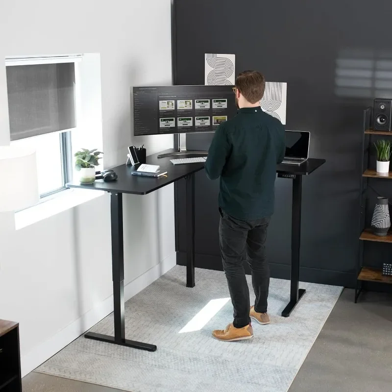 VIVO Corner Standing Desk, 63  - Home Office Vivo recension och pris