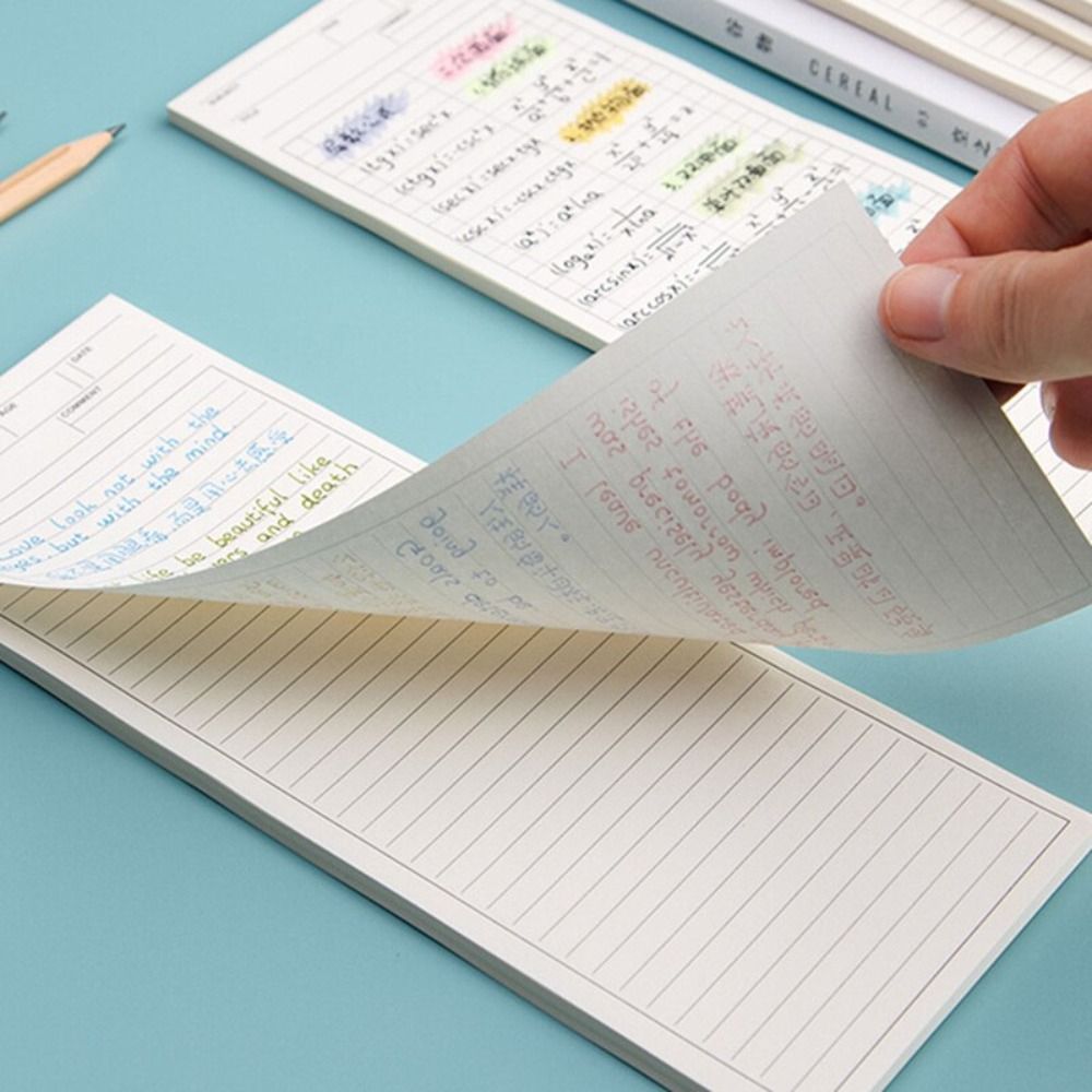 Simple Non-sticky Long Notepad - Sticky Note Dispenser recension och pris