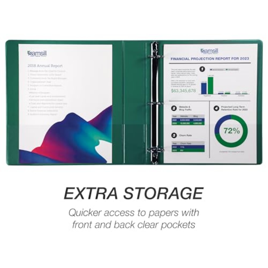 1.5 Inch 3 Ring Binder, Econom - Home Office With View recension och pris