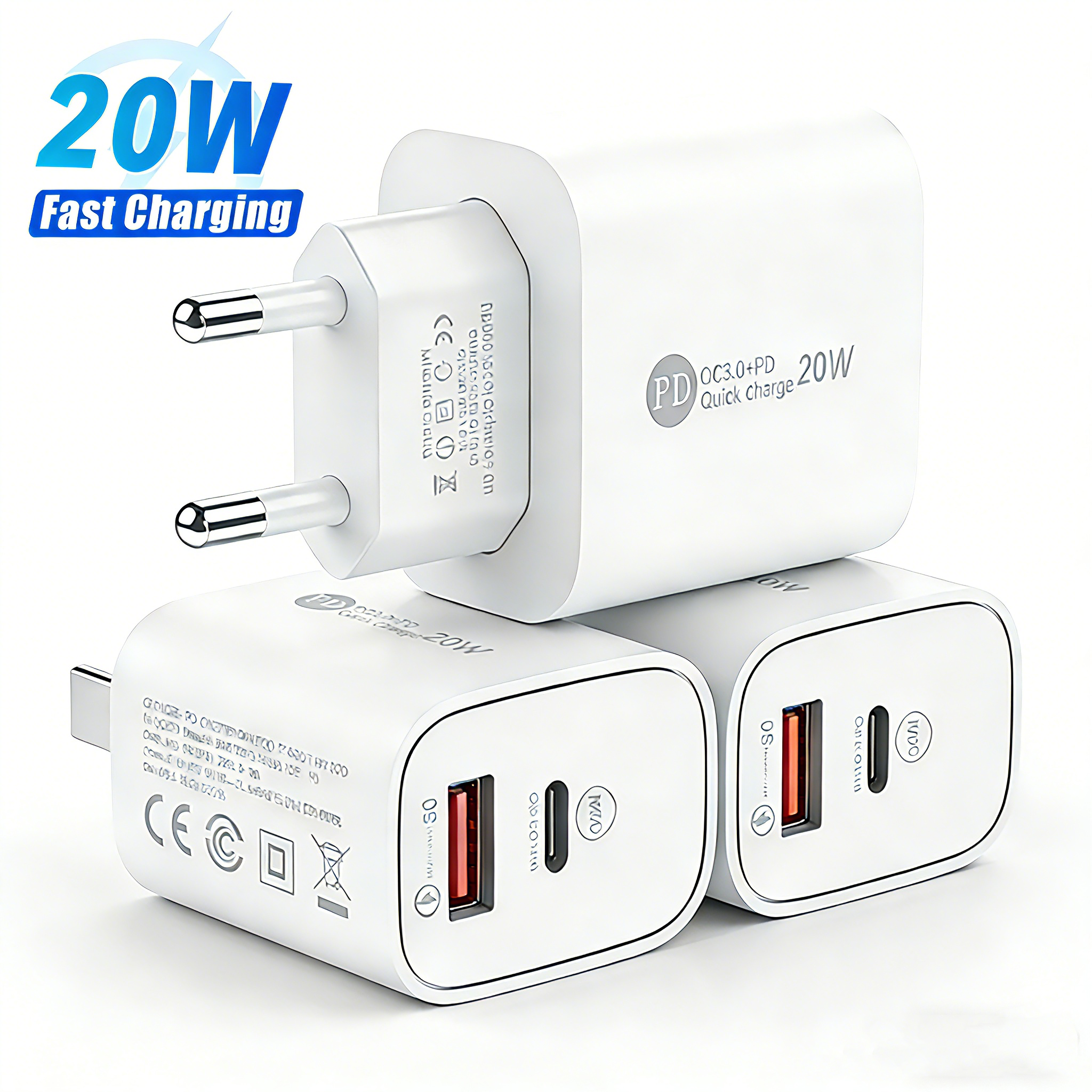 USB QC 3.0 Mobile Phones Charg - Home Office Vivo recension och pris