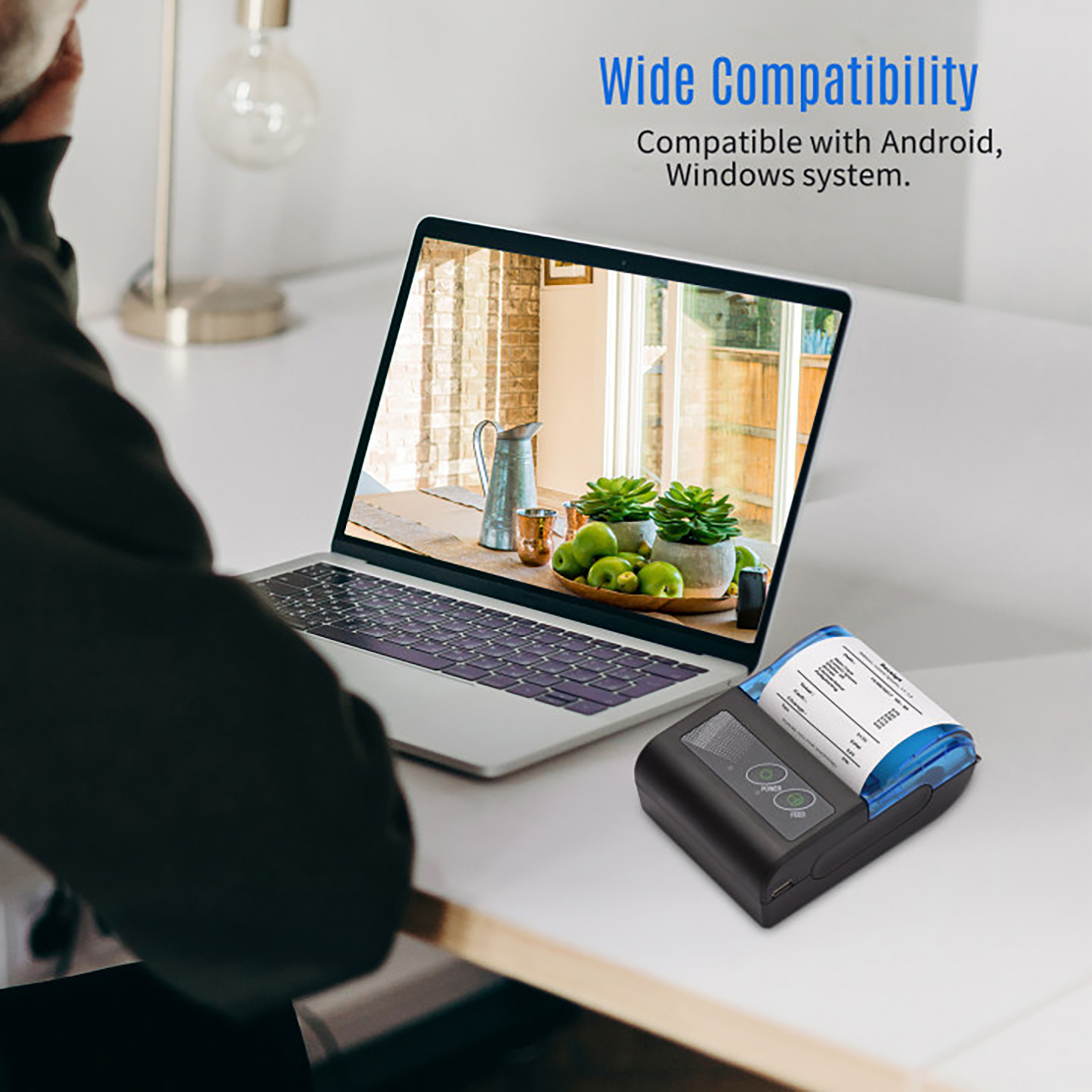 Bisofice Portable Mini Thermal - Laser Printer Home recension och pris