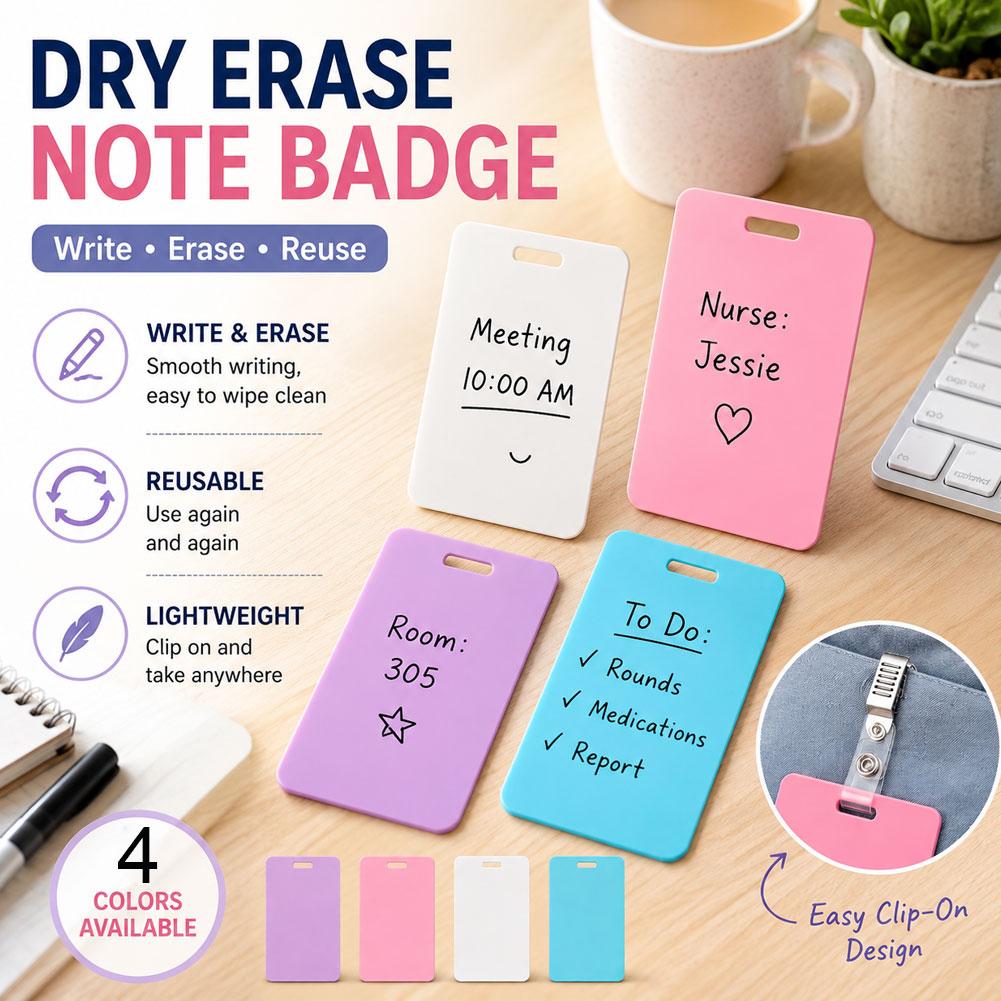 Creative Reusable Erasable Bad - Sticky Note Dispenser recension och pris