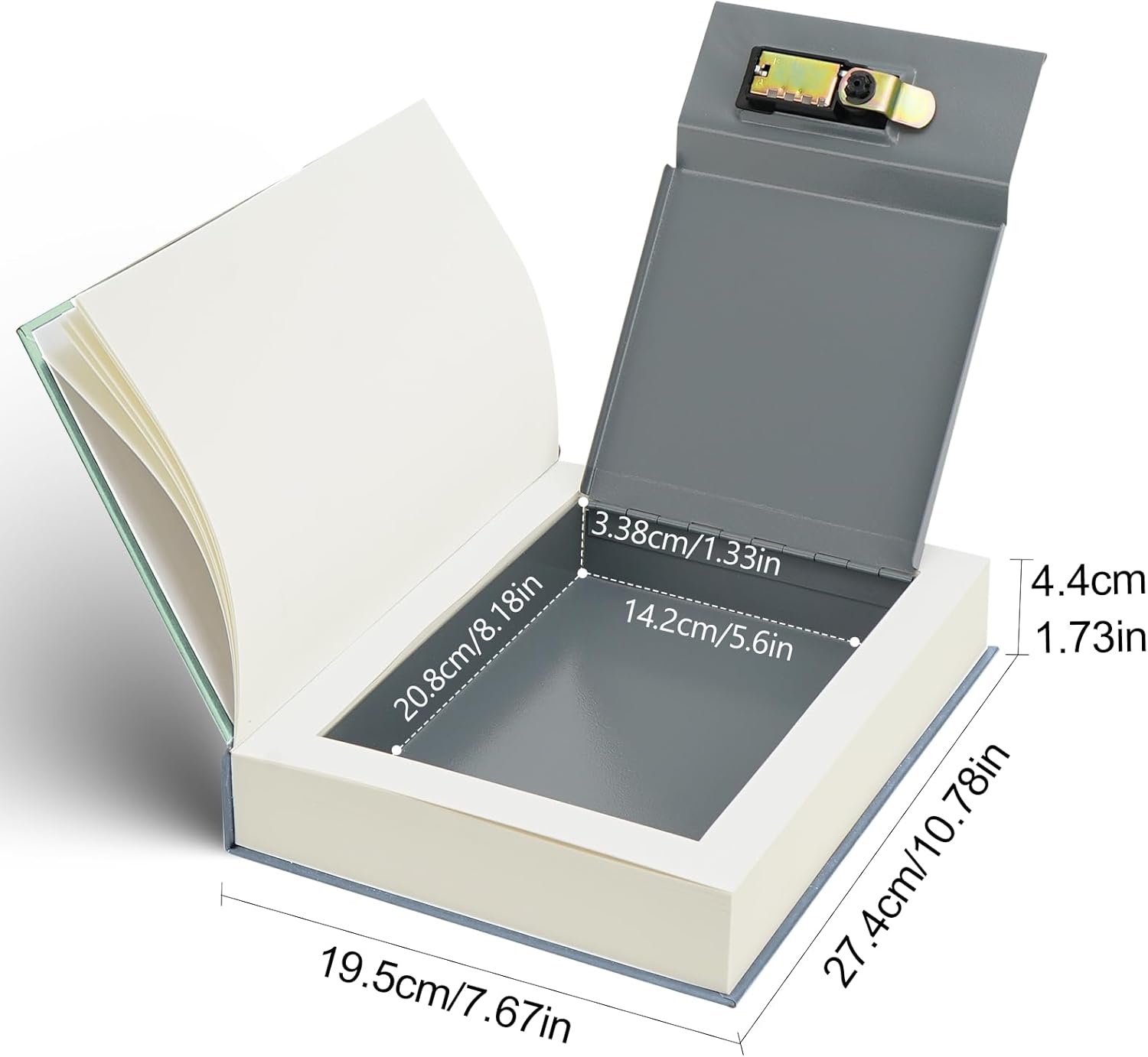 Decorative Book Safe with Comb - Home Office Passport recension och pris