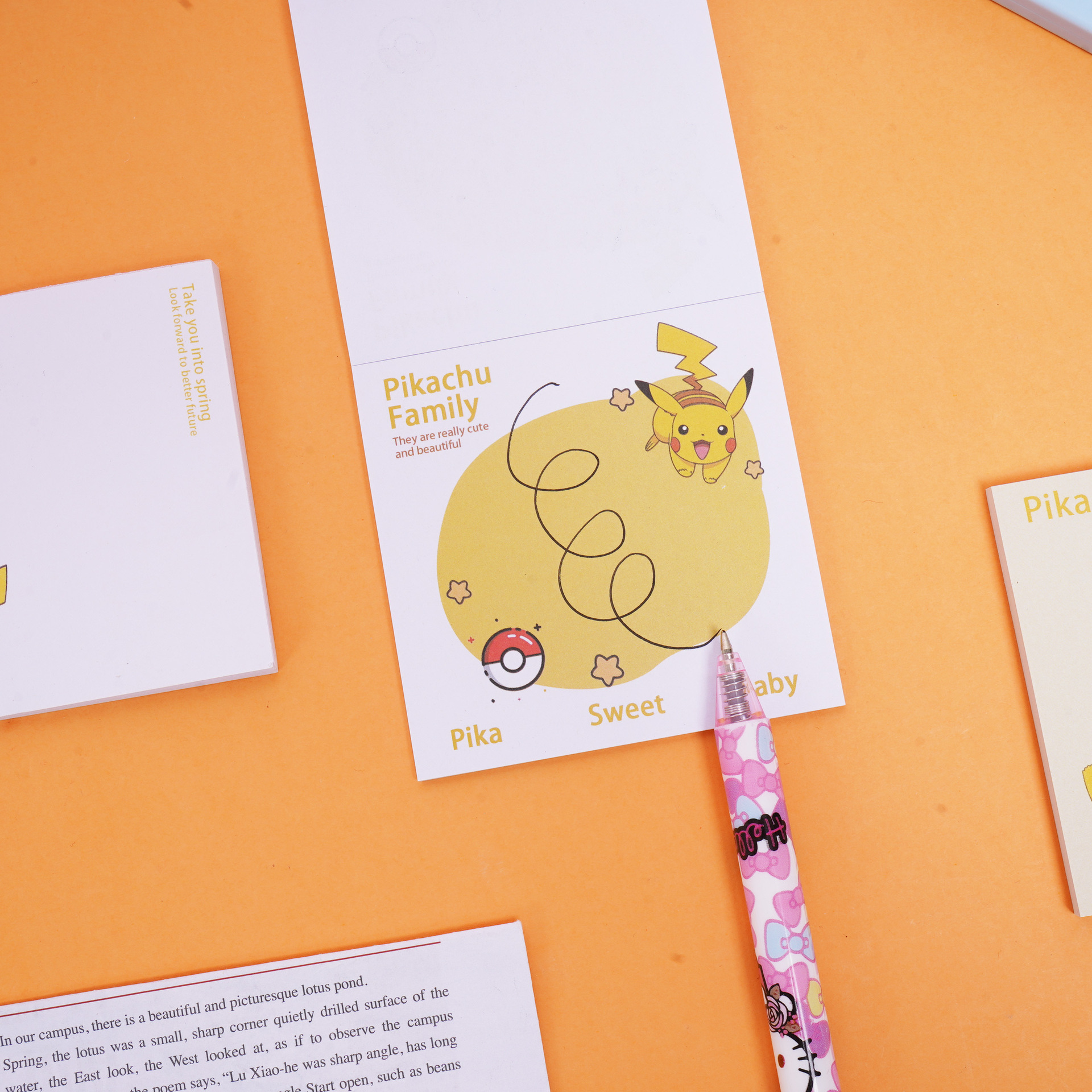 Cute Pikachu Ins Simple Sticky - Sticky Note Dispenser recension och pris