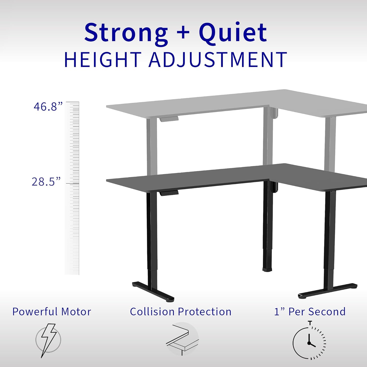 VIVO Corner Standing Desk, 63  - Home Office Vivo recension och pris