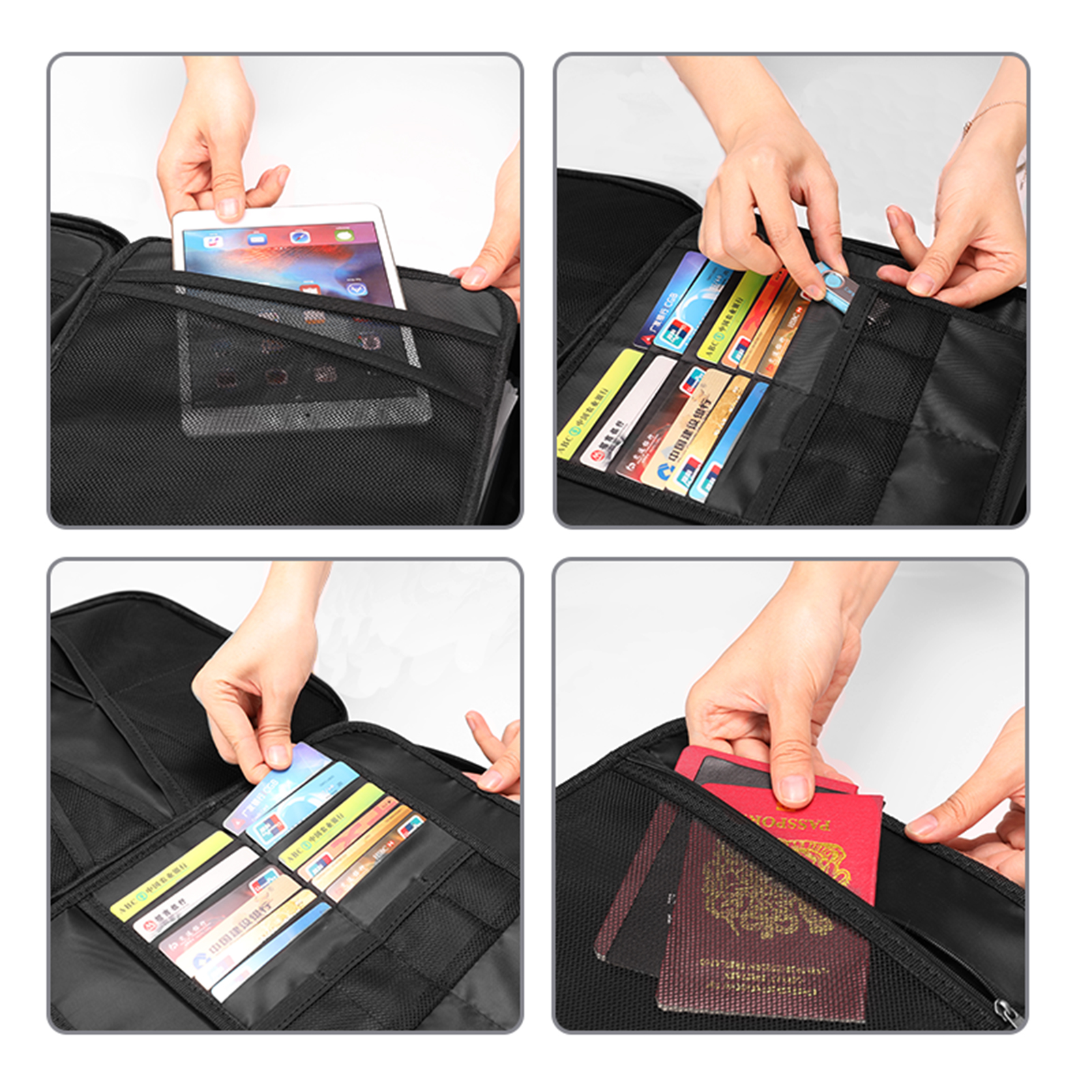 Fireproof Document Bag with Zi - Home Office Passport recension och pris