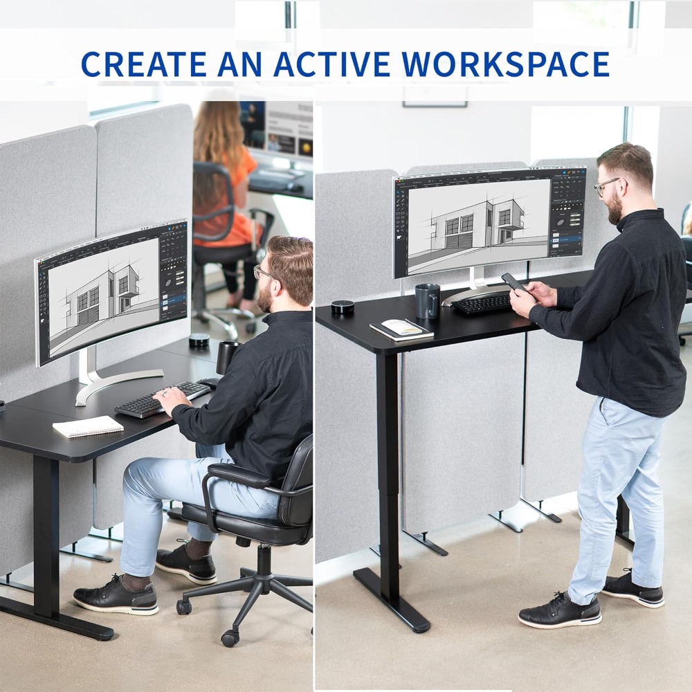 VIVO Electric 60 x 24 inch Sta - Home Office Vivo recension och pris