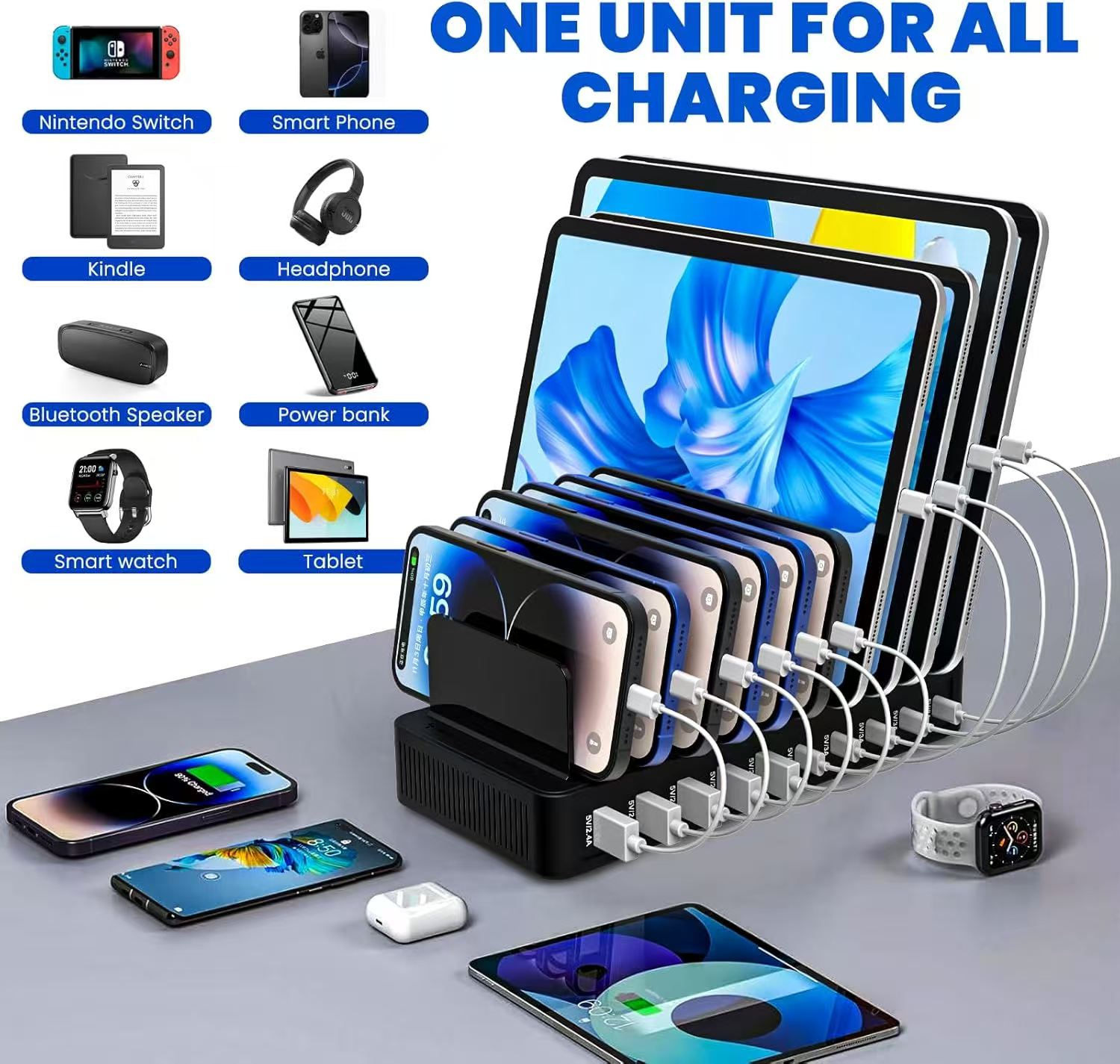 100W Multi-Functional Charger  - Home Office Vivo recension och pris