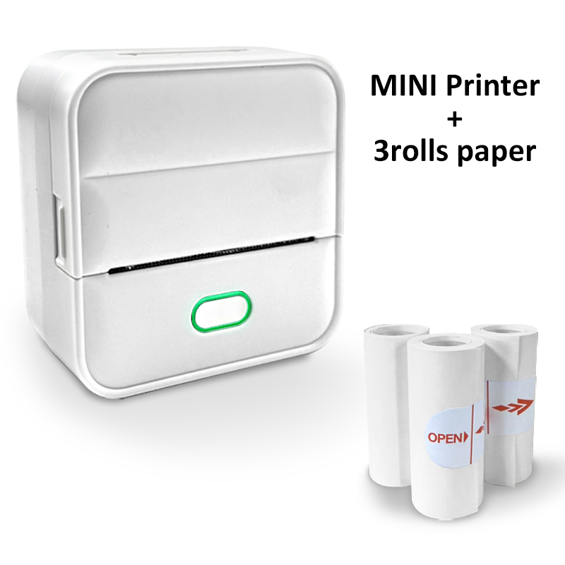 W-11 Portable Mini Pocket Labe - Laser Printer Home recension och pris