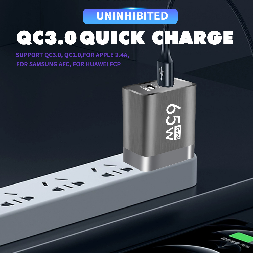 USB-A and USB-C 65W Charger Wa - Home Office Vivo recension och pris