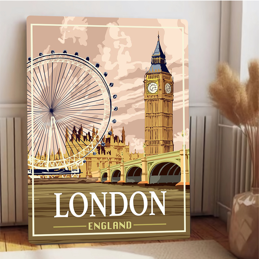 London England Landmark Metal  - Home Office England recension och pris