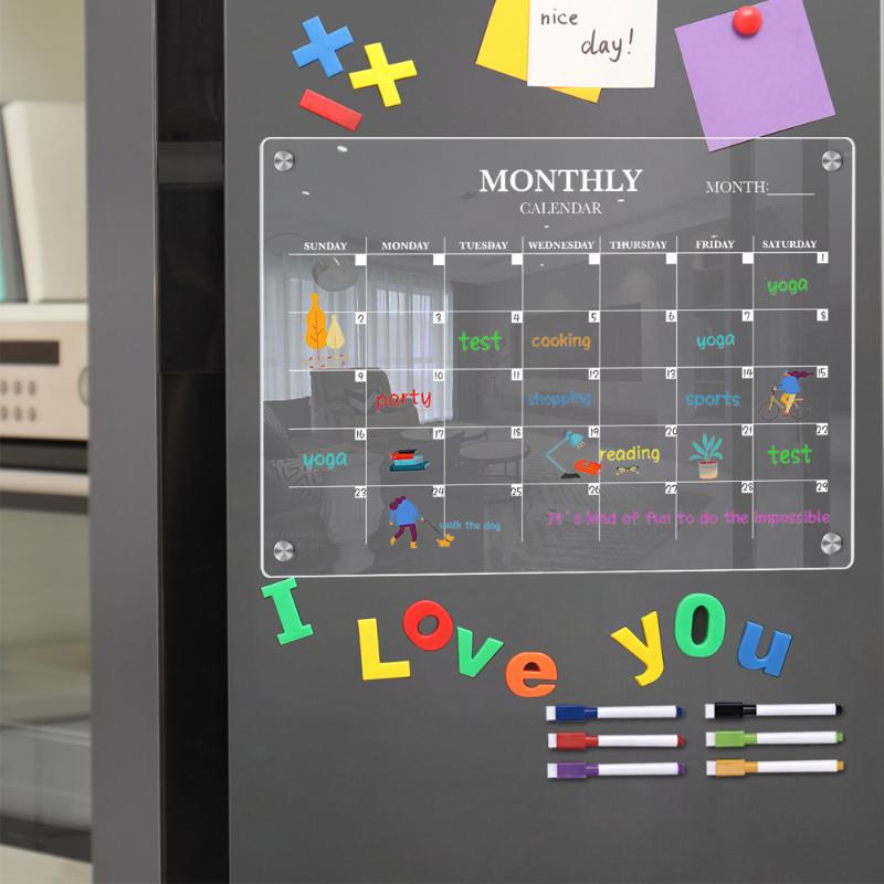 [k]Dry Erase Board Acrylic Mag - Whiteboard Magnetic recension och pris