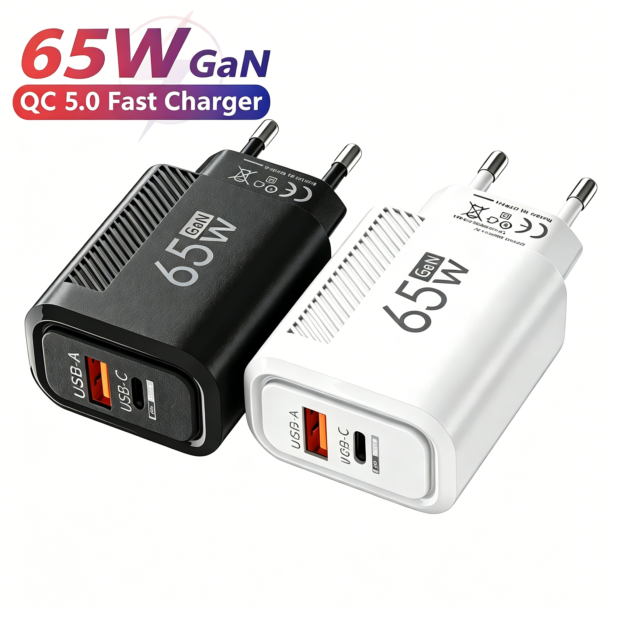 65W PD+QC 3.0 Fast Charger Des - Home Office Vivo recension och pris