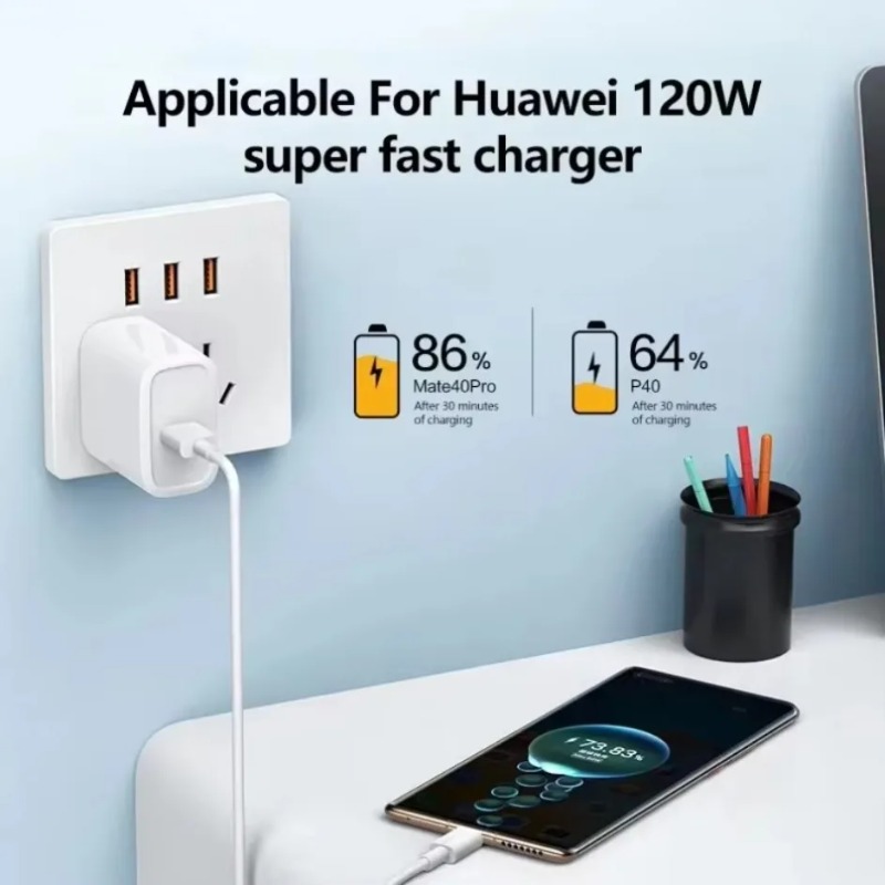 1M 1.5M 2M 10A 120W USB to Typ - Home Office Vivo recension och pris