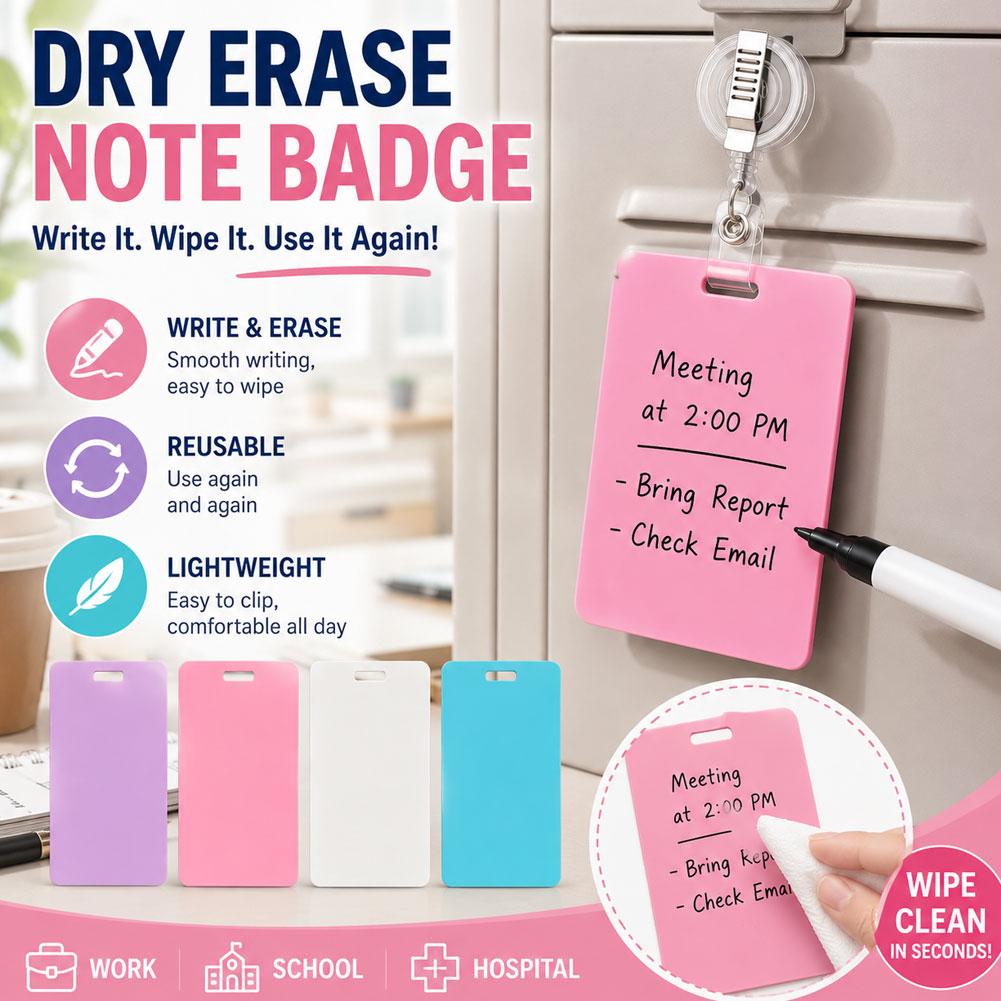 Creative Reusable Erasable Bad - Sticky Note Dispenser recension och pris