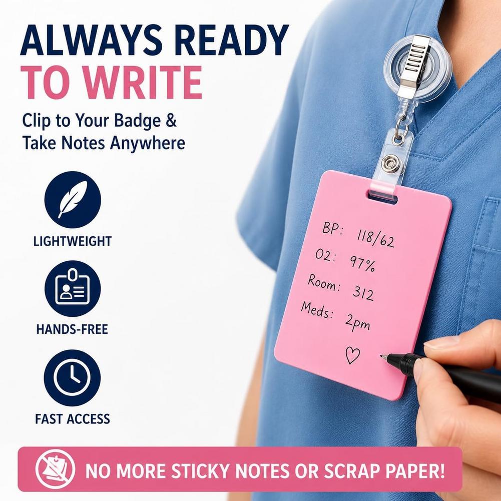 Creative Reusable Erasable Bad - Sticky Note Dispenser recension och pris