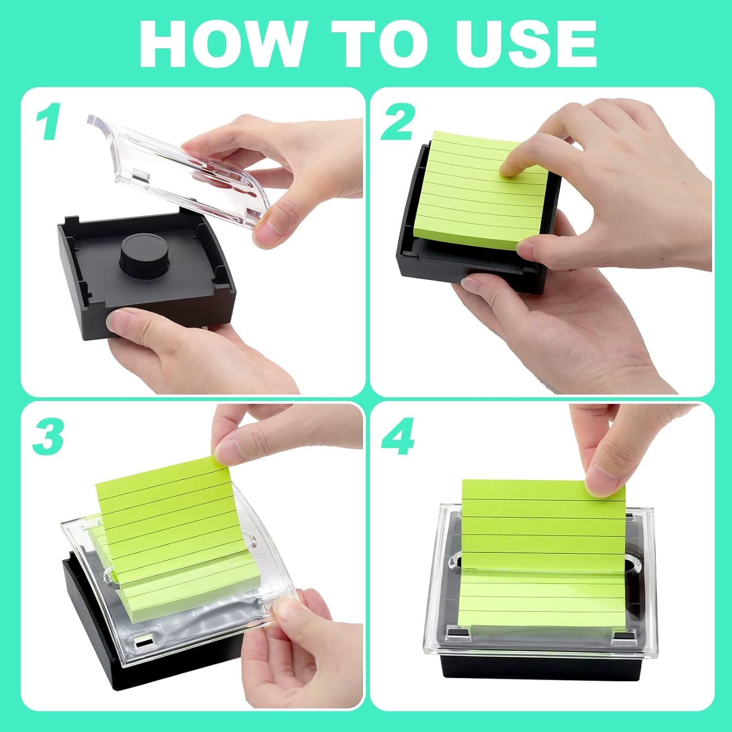 4 Pop Up Sticky Note Dispenser - Sticky Note Dispenser recension och pris