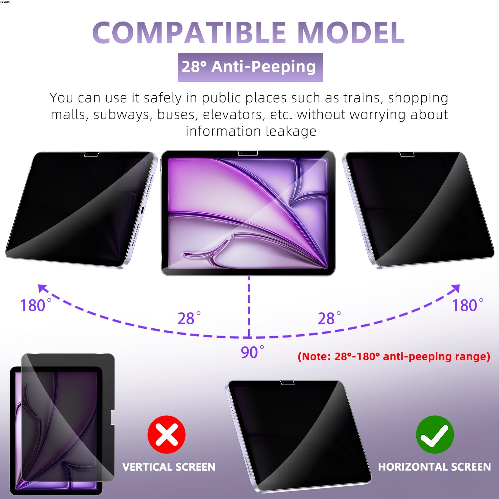 2 Way Privacy Anti-Spy Screen  - Monitor Privacy Screen recension och pris