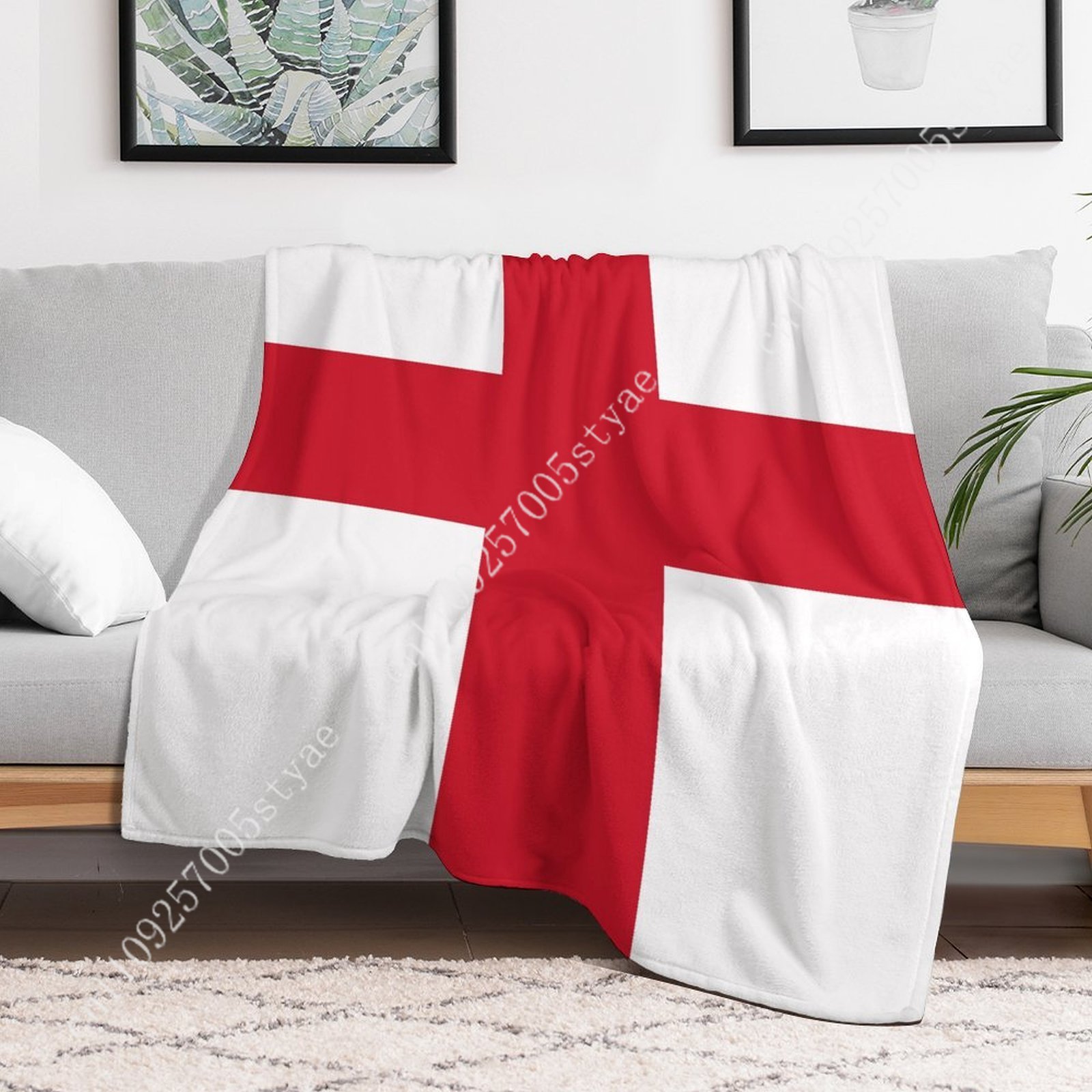 England Flag Flannel Blankets  - Home Office England recension och pris