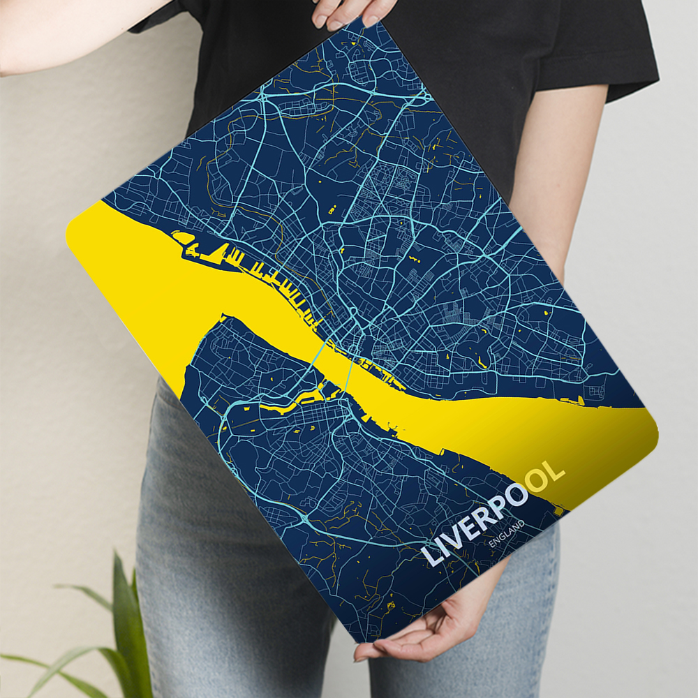 Liverpool England City Map Met - Home Office England recension och pris