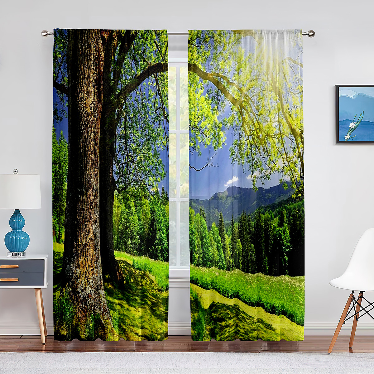Woodland Forest Foliage Sunbea - Home Office With View recension och pris