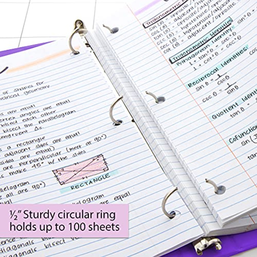 1/2 in 3-Ring View Binder, 2 P - Home Office With View recension och pris