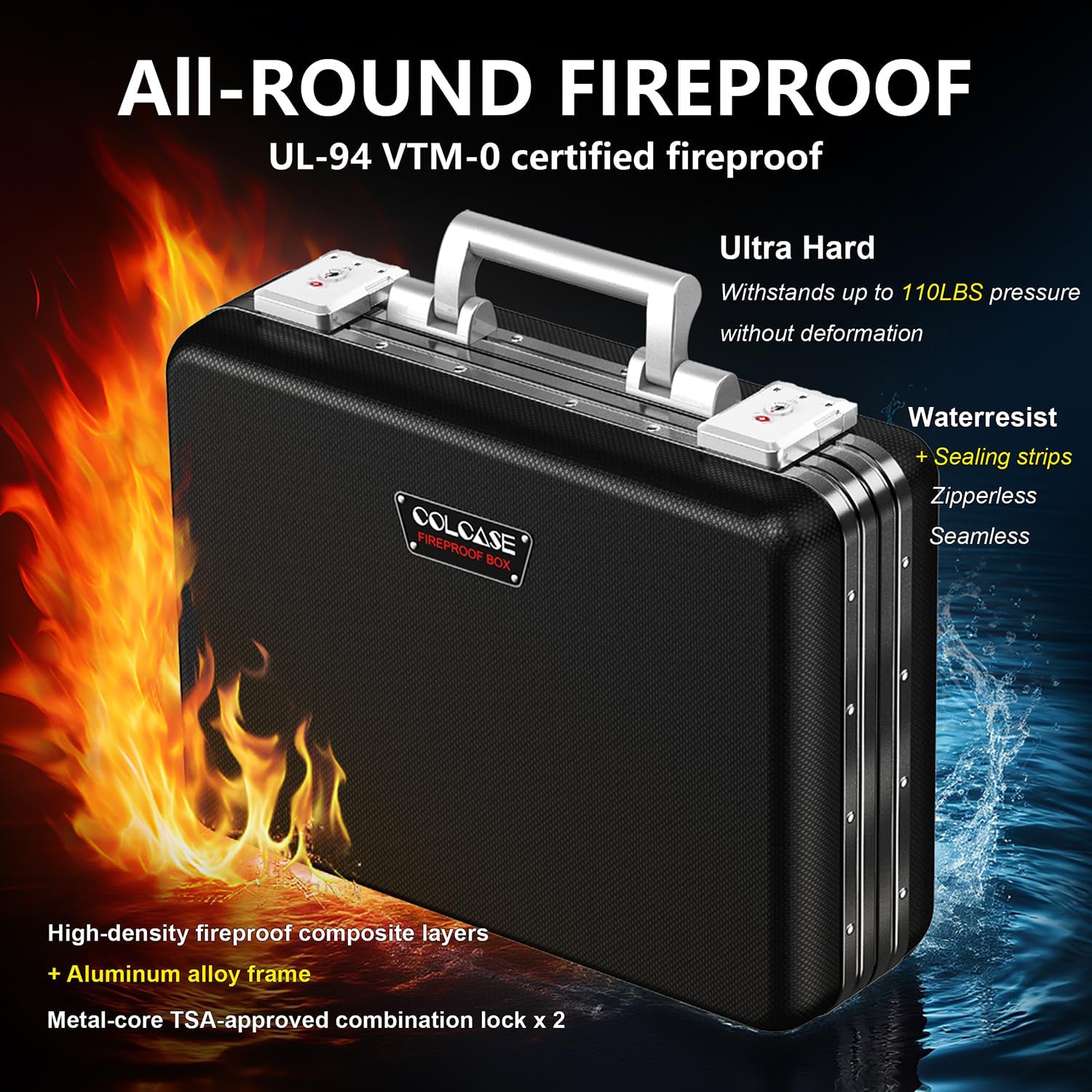 Fireproof Document Box Ultra H - Home Office Passport recension och pris