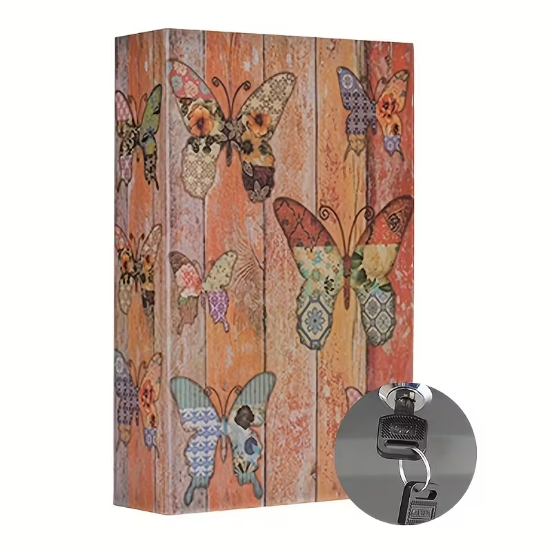 1 Piece, Book Safe with Key Lo - Home Office Passport recension och pris