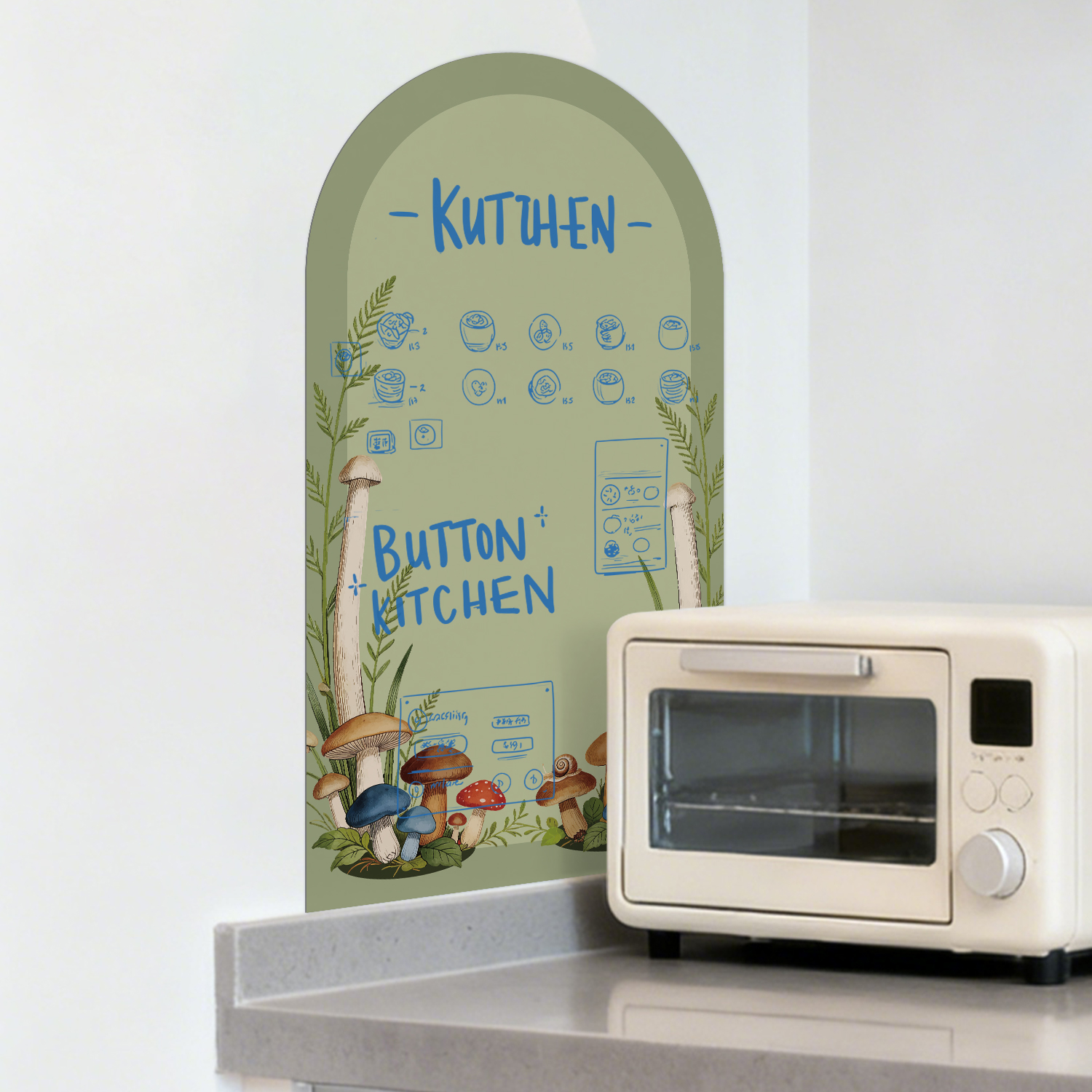 Arched Floral Magnetic Whitebo - Whiteboard Magnetic recension och pris
