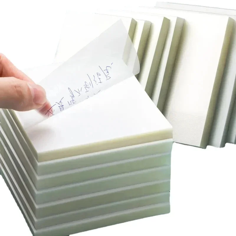 50Sheets/pcs Transparent Memo  - Sticky Note Dispenser recension och pris