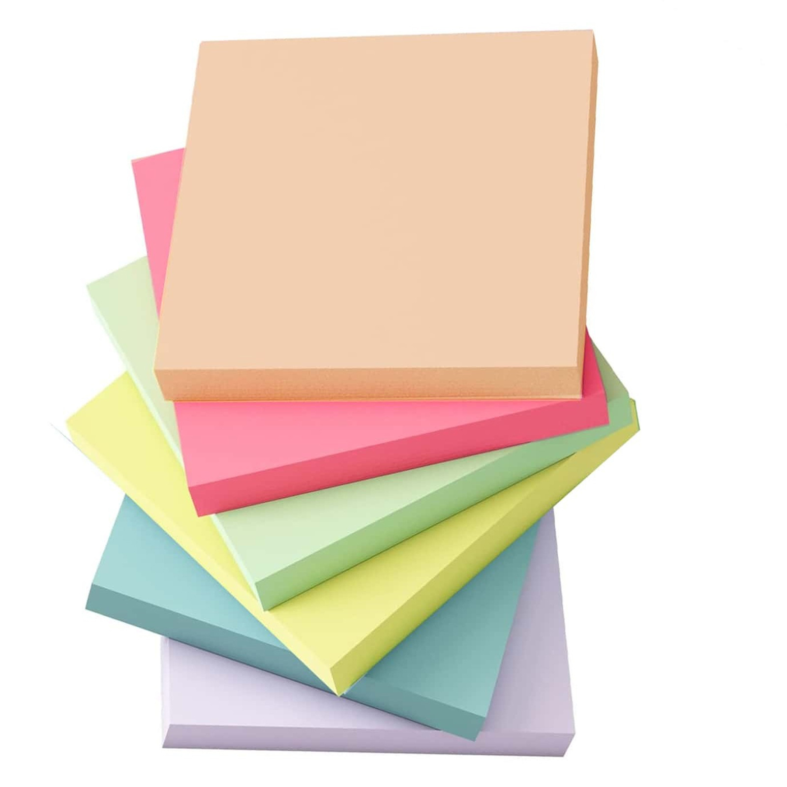 6 Pcs Fluorescent color 3*3inc - Sticky Note Dispenser recension och pris