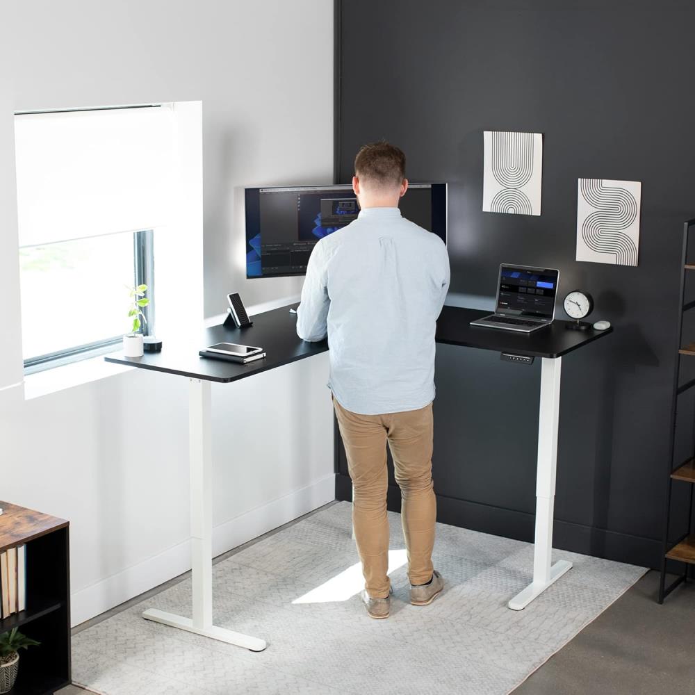 VIVO Corner Standing Desk, 63  - Home Office Vivo recension och pris